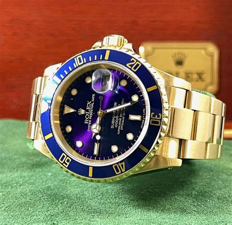 purple dial rolex submariner